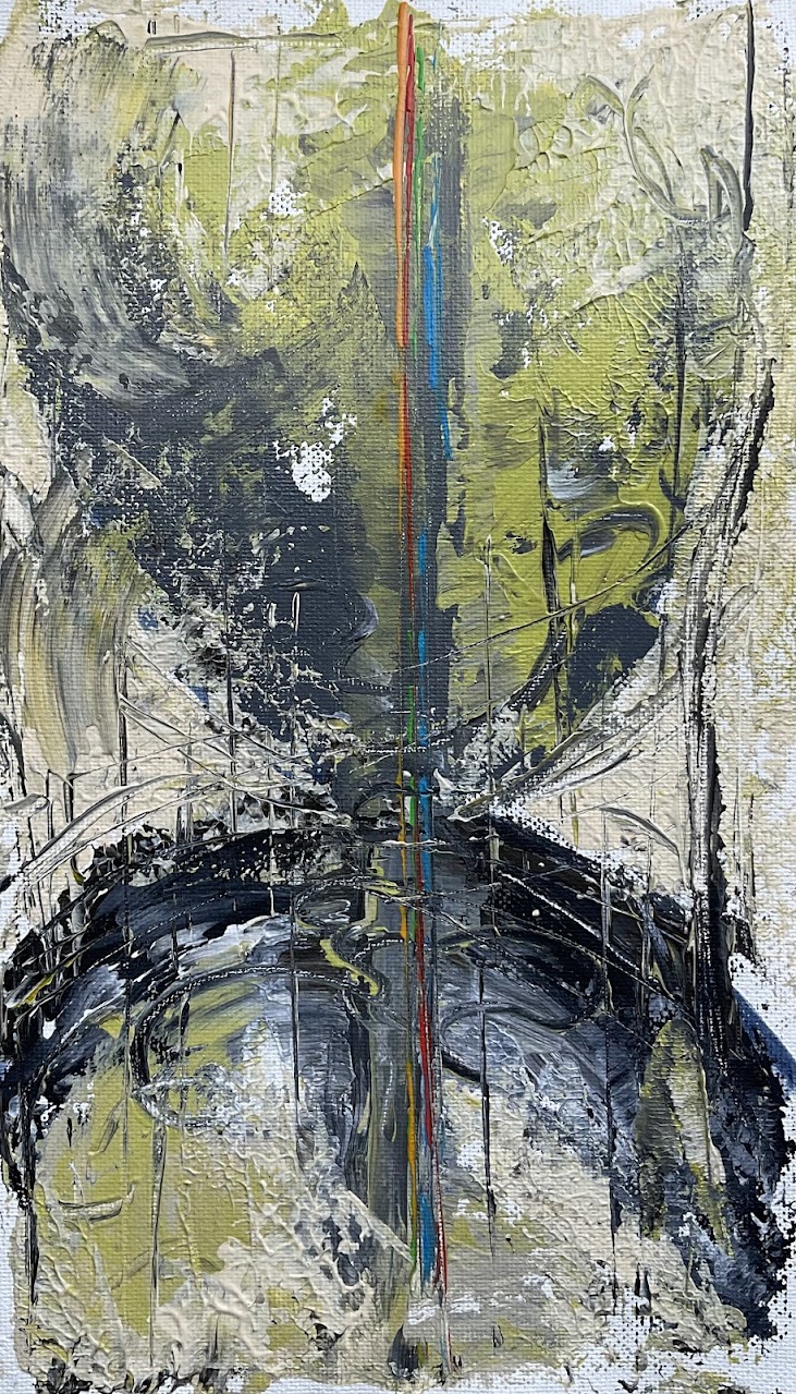 Untitled, acrylic on canvas, 2023