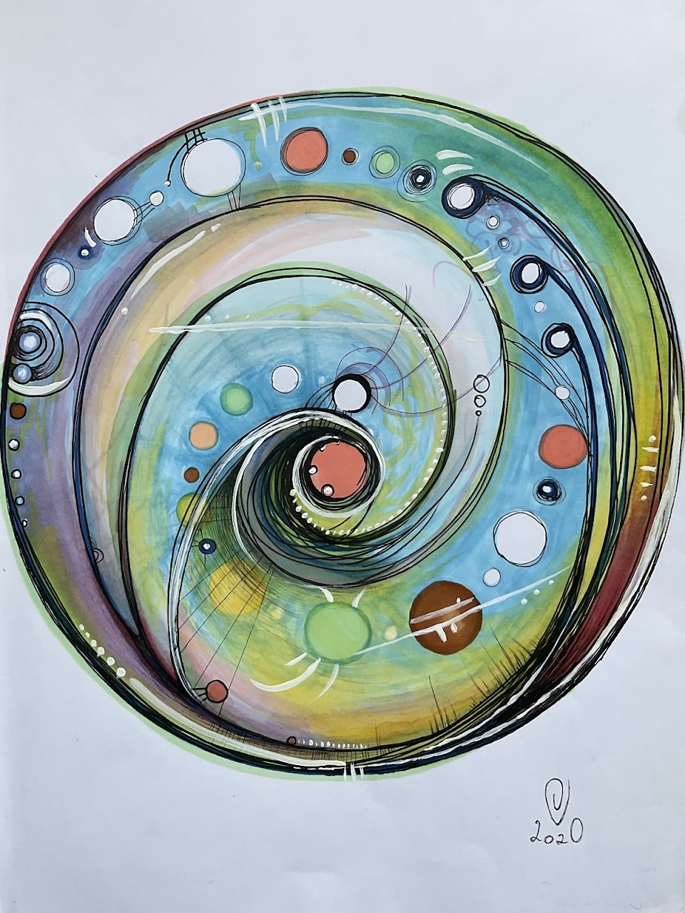 Untitled, Drawing on paper, 2024